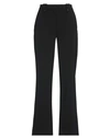 MOSCHINO MOSCHINO WOMAN PANTS BLACK SIZE 10 POLYESTER, ELASTANE, ACETATE, CUPRO