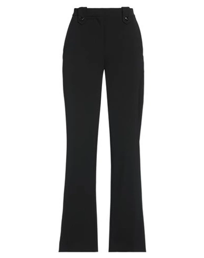 Moschino Woman Pants Black Size 10 Polyester, Elastane, Acetate, Cupro