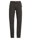 N°21 Man Denim Pants Steel Grey Size 32 Cotton In Brown