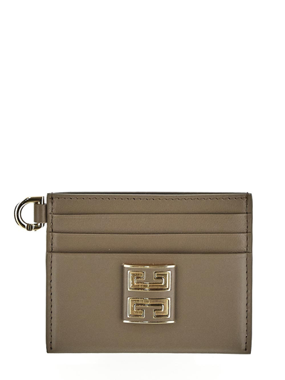 Givenchy 2x3cc Wallet In Brown