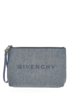 GIVENCHY DENIM TRAVEL POUCH