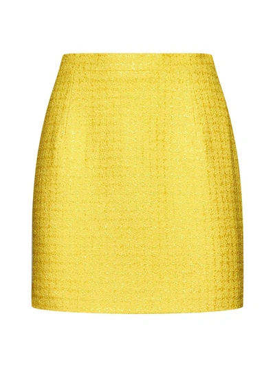 Alessandra Rich Skirt In Yellow