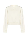 Jacquemus Sweatshirt With Application In Beige