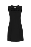 Givenchy Black Stretch Viscose Blend Mini Dress In Black