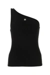 Givenchy Black Stretch Viscose Blend Top In Black