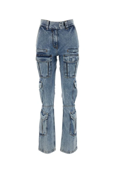 GIVENCHY GIVENCHY WOMEN DENIM CARGO JEANS
