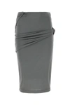 GIVENCHY GIVENCHY WOMAN GREY CREPE SKIRT