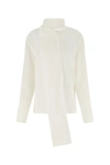 Givenchy White Crepe Blouse In White