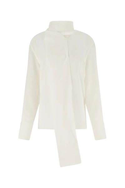 Givenchy Woman White Crepe Blouse In Cream