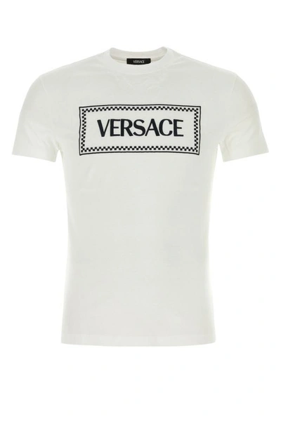 Versace Man White Cotton T-shirt