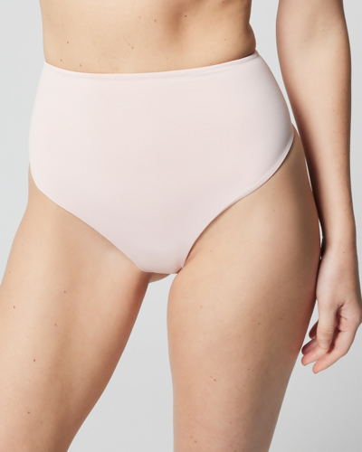 Soma Women's Vanishing Tummy Retro Thong Underwear In Pink Size Xs |