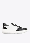 Ferragamo Dennis Low-top Sneakers In Monochrome