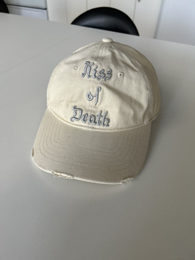Pre-owned Acne Studios Kiss Of Death Hat In Pale Yellow | ModeSens