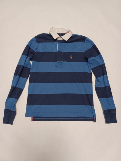 Pre-owned Ralph Lauren X Ralph Lauren Rugby Rugby Ralph Laurent Sport Y2k Vintage Polo Sweatshirt In Blue