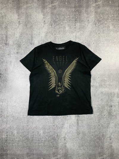 Pre-owned Rock Band X Rock T Shirt Y2k Rammstein Engel Rock Band T-shirt Vintage In Black