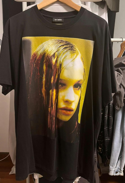 Pre-owned Raf Simons 18 Fall Street Show T-shirt In Black