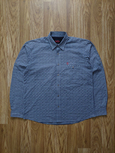 Pre-owned Fjallraven X Outdoor Life 90's Vintage Fjallraven Checkered Long Sleeve Shirt In Multicolor