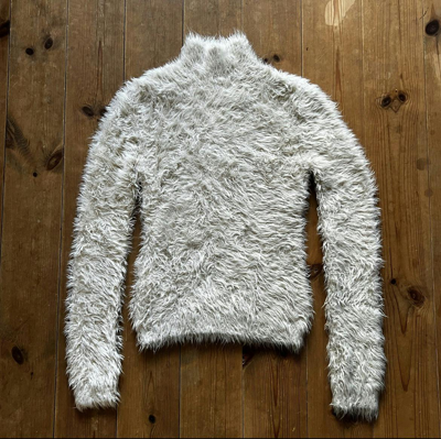 Pre-owned Marni Faux Fur Sweater In Cream