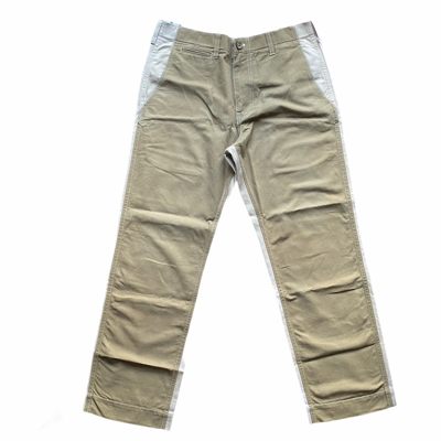 Pre-owned Comme Des Garcons X Comme Des Garcons Homme Cdgh 2009 Two Tone Pants In Beige