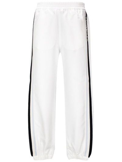 Moncler Side Striped Trousers In White