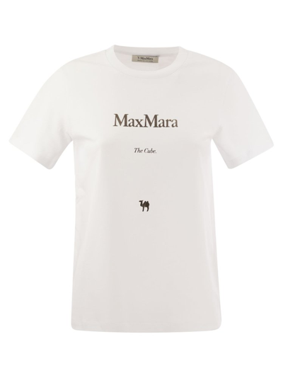 Max Mara The Cube Crewneck Short In White