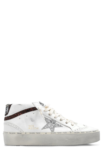 Golden Goose Deluxe Brand Mid In Beige