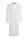 JACQUEMUS JACQUEMUS LA ROBE CHEMISE ASYMMETRIC MINI SHIRT DRESS