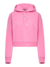 JACQUEMUS JACQUEMUS LOGO PATCH DRAWSTRING HOODIE