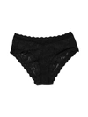 Hanky Panky Signature Lace V-front Cheeky Briefs In Black