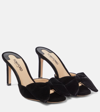 Tom Ford Brigitte 85 Bow-detail Velvet Mule In Black