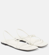 Proenza Schouler Off-white Hoop Sandals In Beige