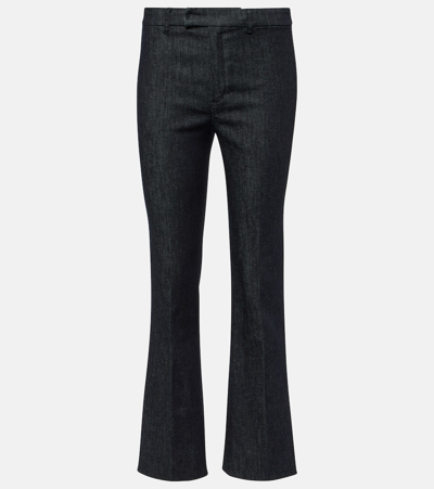's Max Mara Alan Cropped Flared Jeans In Blue