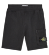 Stone Island Shorts Felpa In Black