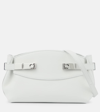 Ferragamo Small Hug Leather Crossbody Bag In White