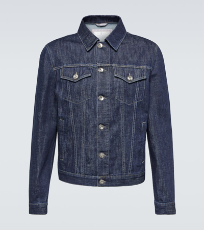 Brunello Cucinelli Four-pockets Denim Jacket In Blue