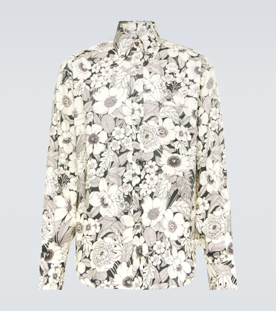 Tom Ford Floral Shirt In Multicoloured
