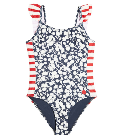 Scotch & Soda Kids' Printed Swimsuit In Multicoloured