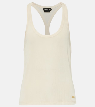 Tom Ford Tank Top In Cream