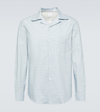 BRUNELLO CUCINELLI PRINTED COTTON SHIRT