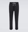 Brunello Cucinelli Cotton Blend Sweatpants In Black