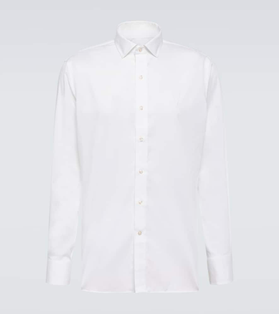 Polo Ralph Lauren Cotton Poplin Shirt In White