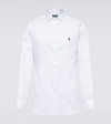 Polo Ralph Lauren Embroidered-logo Cotton Shirt In White