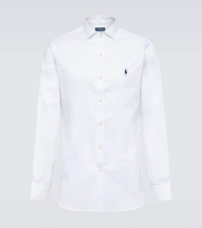 Polo Ralph Lauren Cotton Dobby Shirt In White