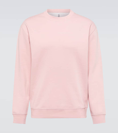 Brunello Cucinelli Cotton-blend Sweatshirt In Pink