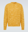 The Elder Statesman Jasper Cashmere-blend Sweater In Yellow
