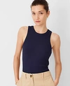 Ann Taylor At Weekend Tank Top In Night Sky