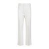 Tom Ford Virgin Wool Straight Trouser In Nude & Neutrals