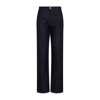 Victoria Beckham Cropped High-waist Tapered Jeans In Blue