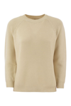 Weekend Max Mara Linz Cotton Sweater In Ivory