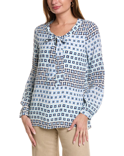 Sail To Sable Bow Front Top In Blue